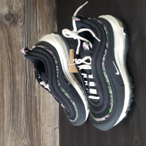 New Nike Air Max 97 Womens Sneakers Size Black Floral
